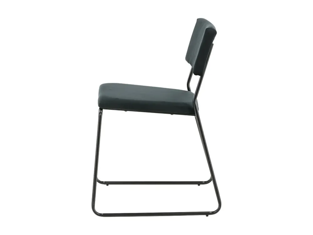 Eetkamerstoel KENTH DRC 1NOS 40x52x76 Zwart