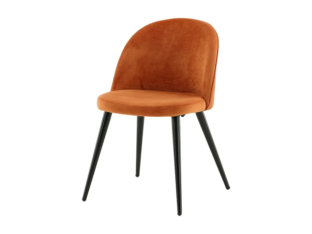 Eetkamerstoel VELVET DRC 1NOS 50x57x77 Oranje