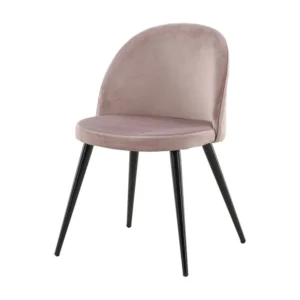 Eetkamerstoel VELVET DRC 1NOS 50x57x77 Roze