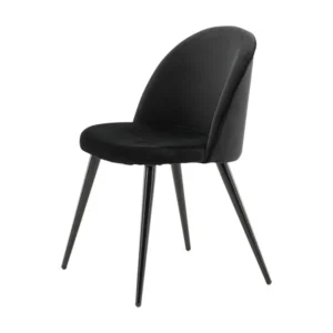 Eetkamerstoel VELVET DRC 1NOS 50x57x77 Zwart