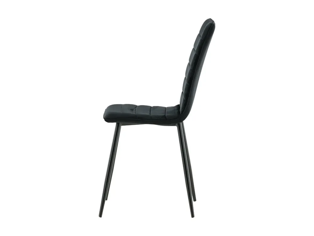 Eetkamerstoel WINDU DRC 1NOS 43x49x94 Zwart