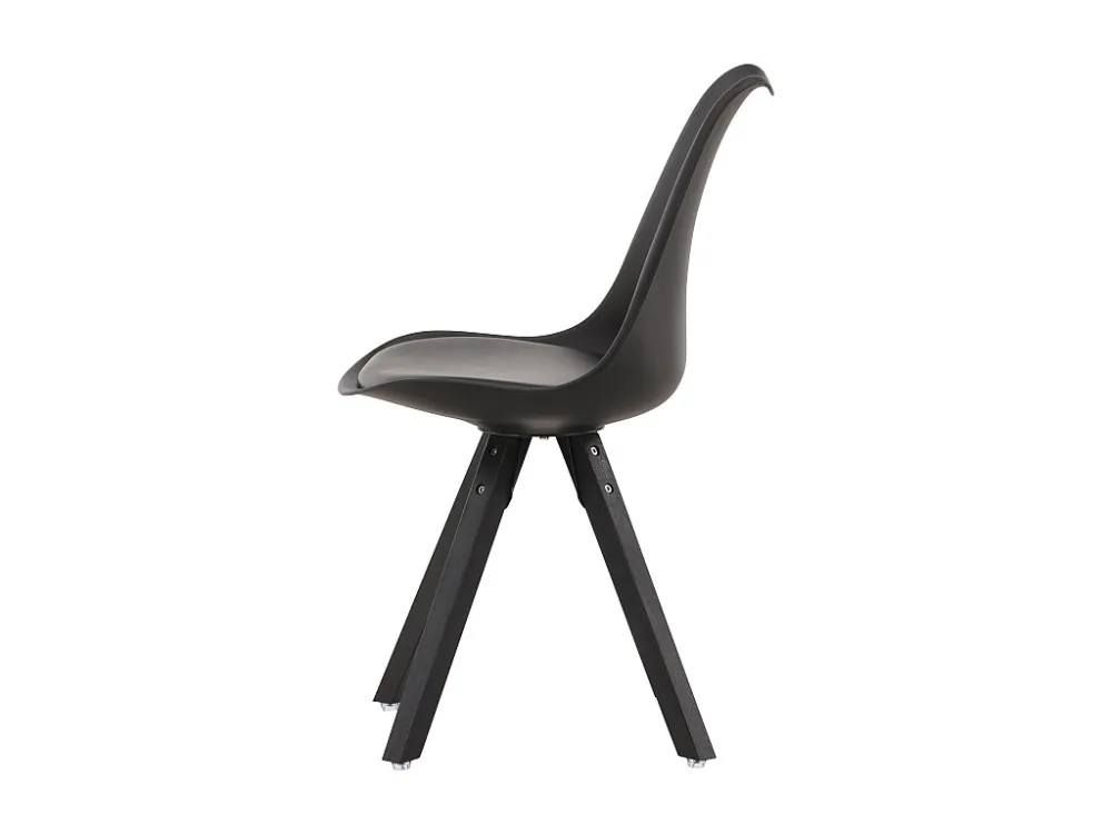 Eetkamerstoel ZENO DRC 48x56x84 Zwart
