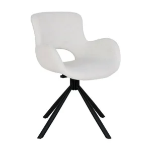 Lot de 2 Chaises Armorim, Blanc, 58x59x82,5 cm, EPIKASA
