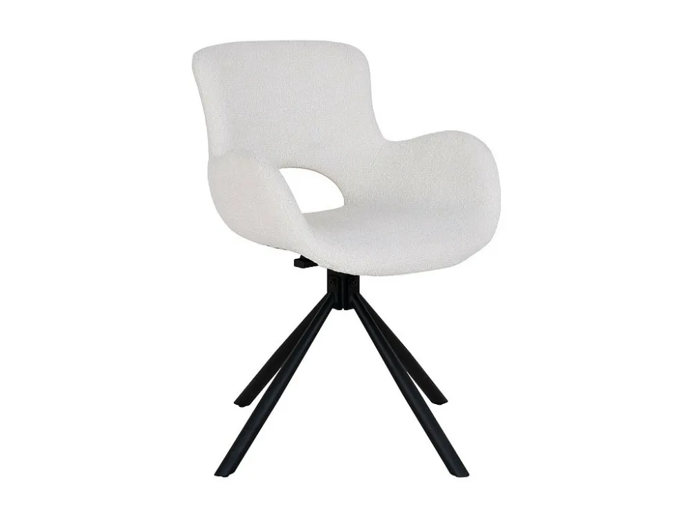 Lot de 2 Chaises Armorim, Blanc, 58x59x82,5 cm, EPIKASA