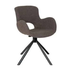 Lot de 2 Chaises Armorim, Marron, 58x59x82,5 cm, EPIKASA