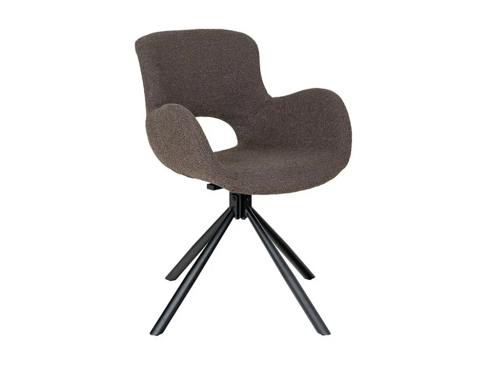 Lot de 2 Chaises Armorim, Marron, 58x59x82,5 cm, EPIKASA