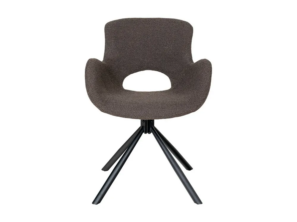 Lot de 2 Chaises Armorim, Marron, 58x59x82,5 cm, EPIKASA