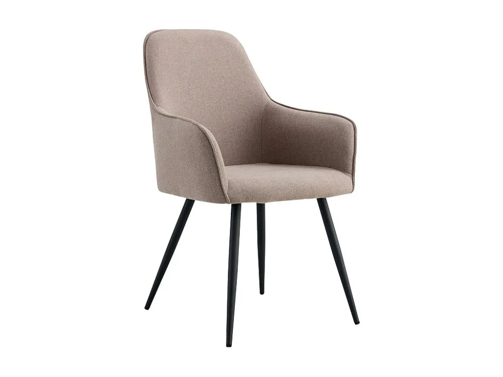 Lot de 2 Chaises Harbo, Beige, 65x57x87 cm, EPIKASA
