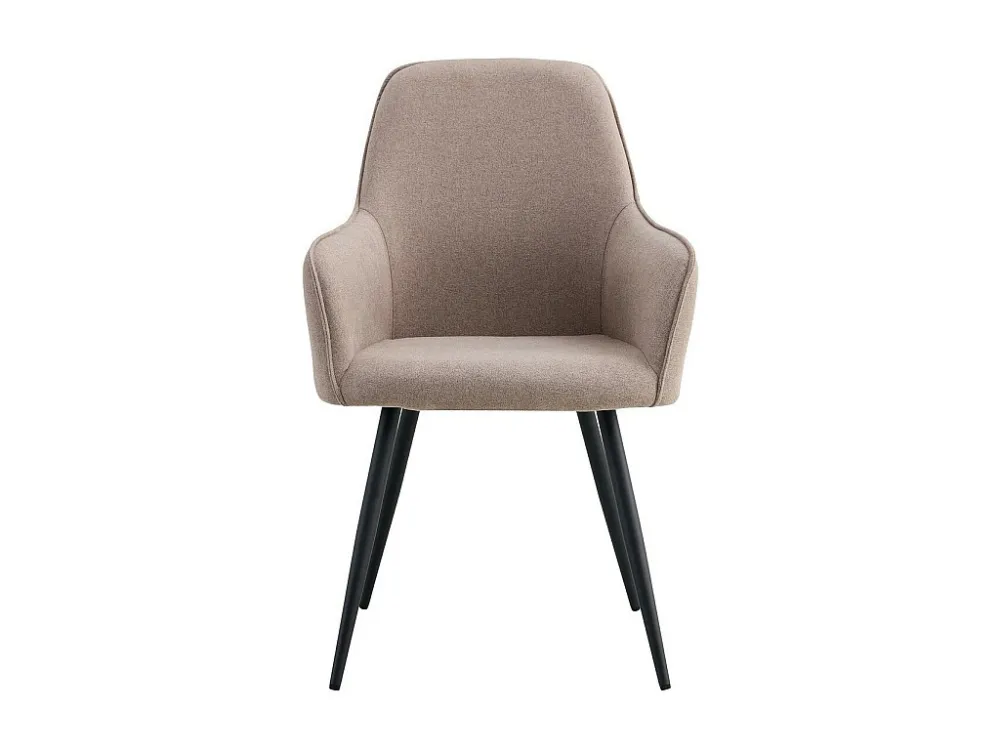 Lot de 2 Chaises Harbo, Beige, 65x57x87 cm, EPIKASA