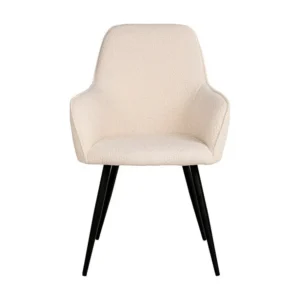 Lot de 2 Chaises Harbo, Blanc, 65x57x87 cm, EPIKASA