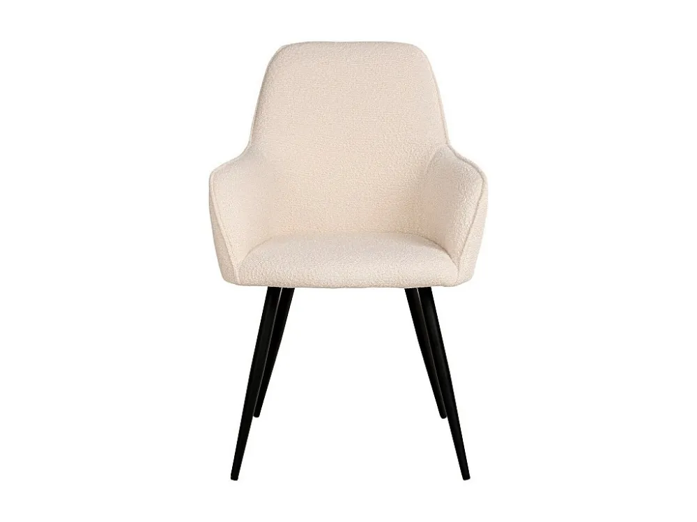 Lot de 2 Chaises Harbo, Blanc, 65x57x87 cm, EPIKASA