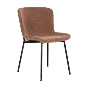 Lot de 2 Chaises Maceda, Rose, 59x48x83 cm, EPIKASA