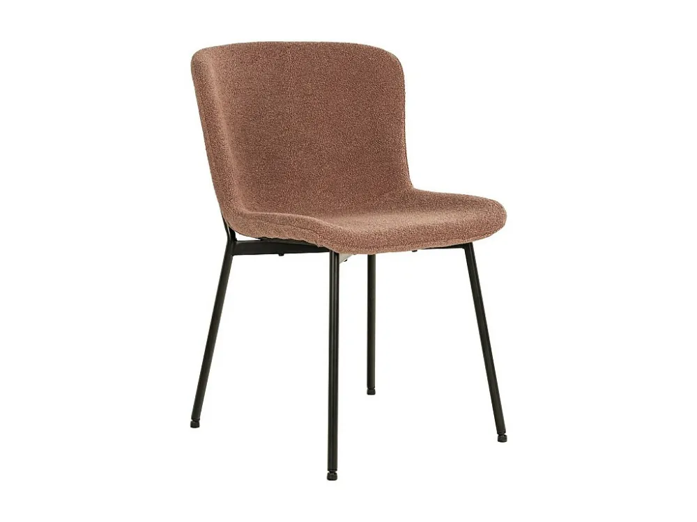 Lot de 2 Chaises Maceda, Rose, 59x48x83 cm, EPIKASA