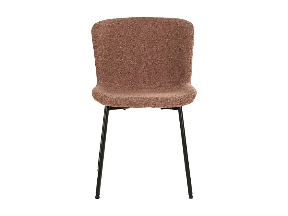 Lot de 2 Chaises Maceda, Rose, 59x48x83 cm, EPIKASA