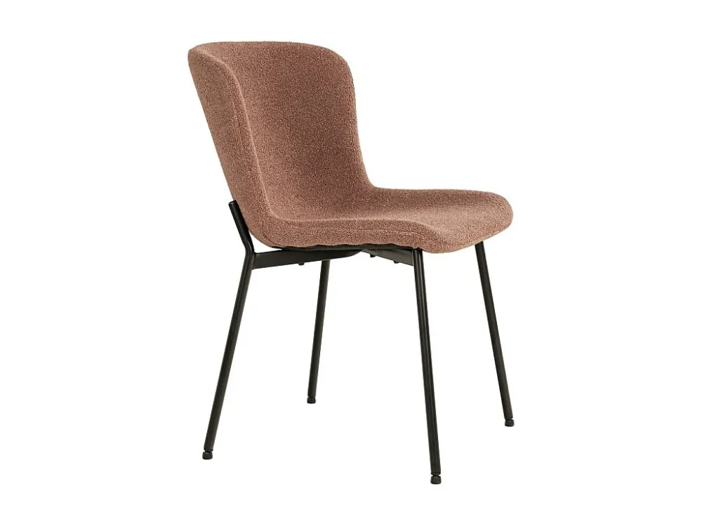 Lot de 2 Chaises Maceda, Rose, 59x48x83 cm, EPIKASA