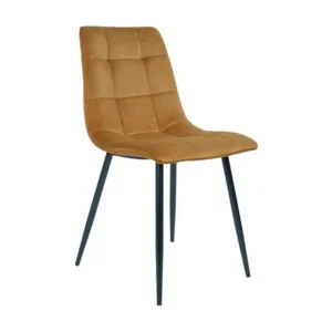 Lot de 2 Chaises Middelfart, Jaune, 55x44x86 cm, EPIKASA