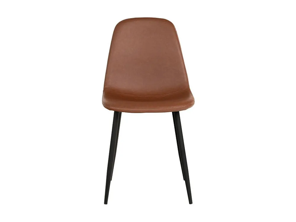 Lot de 2 Chaises Stockholm, Marron, 50x47x86 cm, EPIKASA
