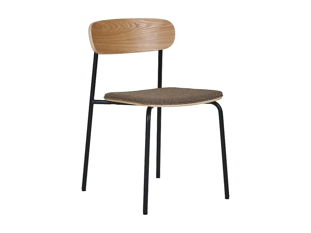 Set van 2 Stoelen Estepona, Bruin, 47x51x77 cm, EPIKASA