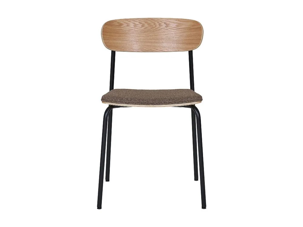 Set van 2 Stoelen Estepona, Bruin, 47x51x77 cm, EPIKASA