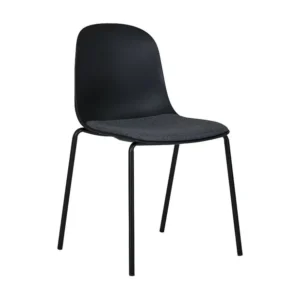 Set van 2 Stoelen Madalena, Zwart, 50x53x85 cm, EPIKASA