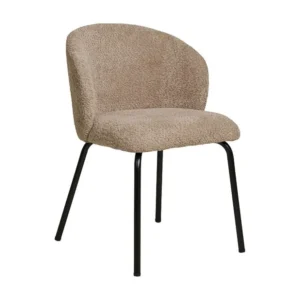 Set van 2 Stoelen Safira, Beige, 56x58x79 cm, EPIKASA