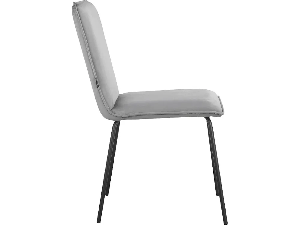 Nika Eetkamerstoel 2pk Grijs Loft24