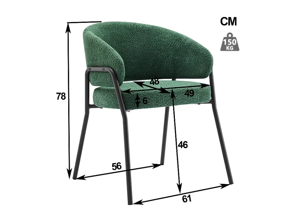Lot de 4 chaise de salle à manger moderne en velours d'agneau Spraygold avec finition dorée (1 pc), avec pieds dorés...