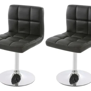 Cadiz eetkamerstoel (set van 2), Zwart MCW