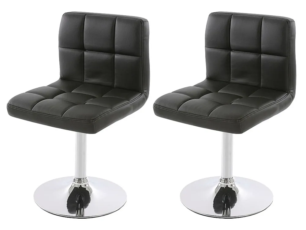 Cadiz eetkamerstoel (set van 2), Zwart MCW