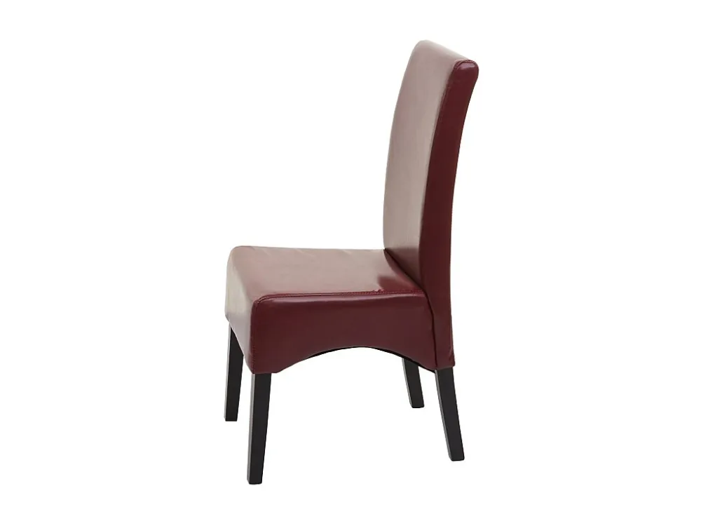 Eetkamerstoel Crotone, rood, donkere poten MCW