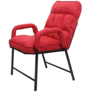 Eetkamerstoel MCW-K40, stof/textiel rood