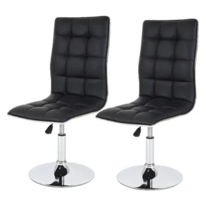 MCW-C41 eetkamerstoel (set van 2), zwart
