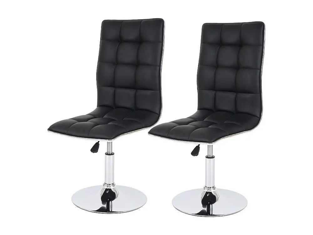 MCW-C41 eetkamerstoel (set van 2), zwart