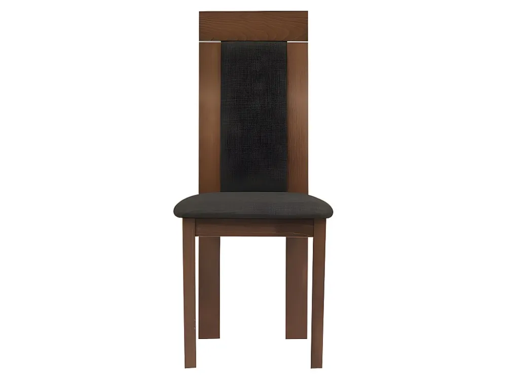 Set van 6 moderne stoelen beukenhout en stof BELINDA