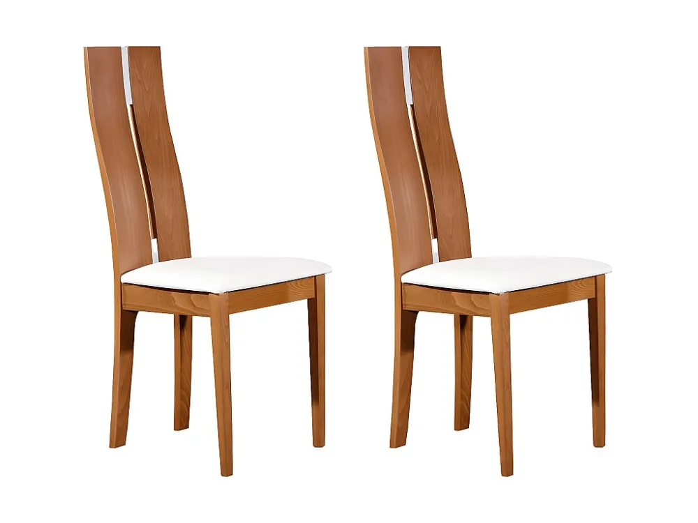 Set van 2 stoelen SALENA - massief beuken eiken