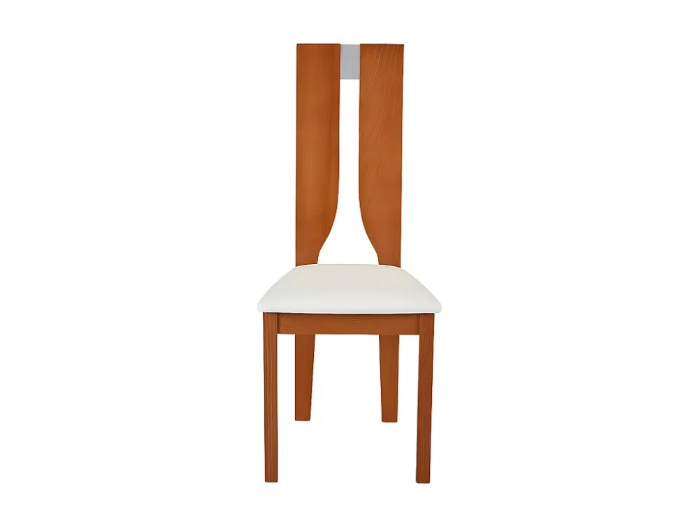Set van 2 stoelen SILVIA - Massief beuken - kersenrood