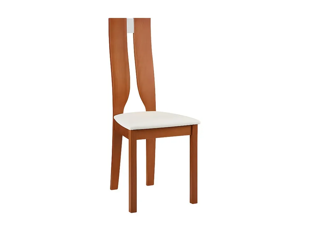 Set van 2 stoelen SILVIA - Massief beuken - kersenrood