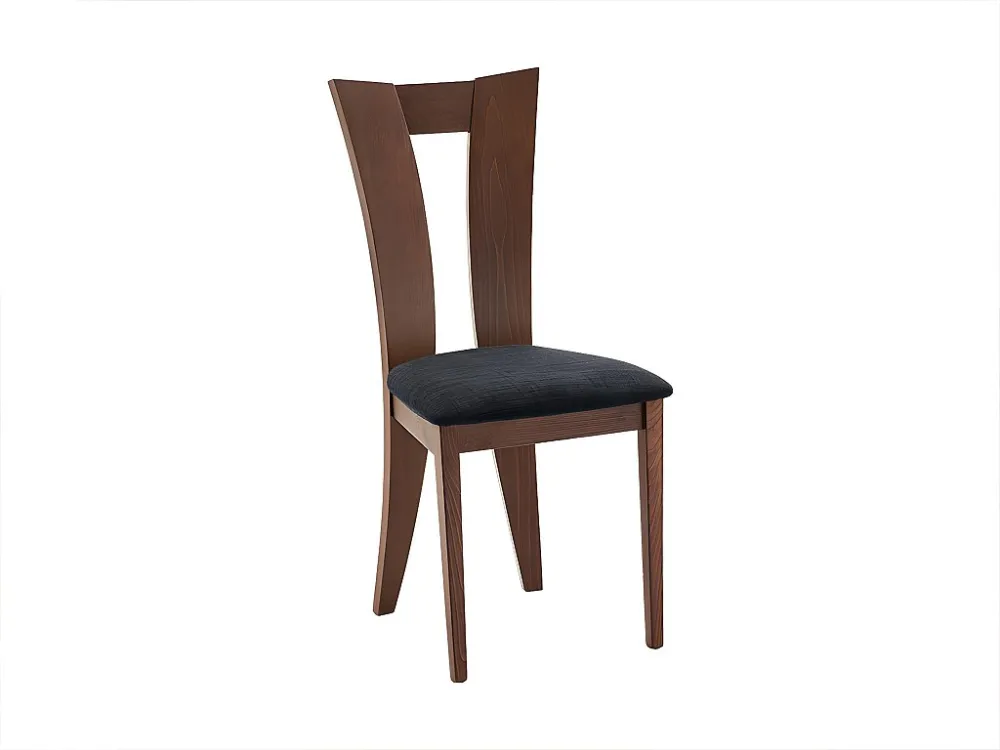 Set van 2 stoelen TIFFANY - Massief beuken - Kleuren : Noten en expresso - Koop nu online