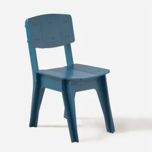 SoBuy Designstoel van hout Comfortabele ergonomische eetkamerstoel met rugleuning Bureaustoel, zithoogte 41 cm, pen- en ga...