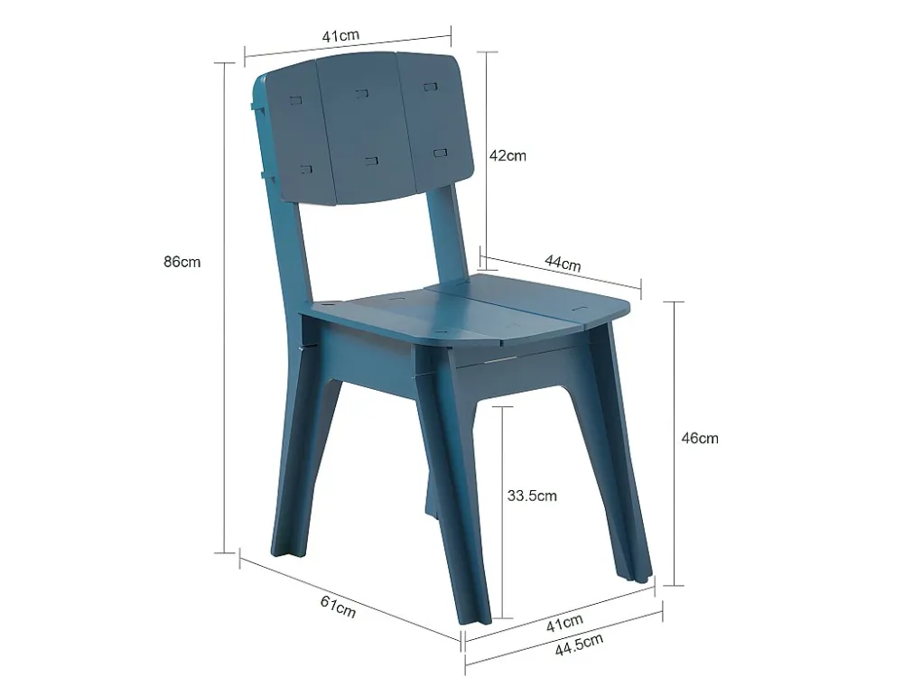 SoBuy Designstoel van hout Comfortabele ergonomische eetkamerstoel met rugleuning Bureaustoel, zithoogte 41 cm, pen- en ga...