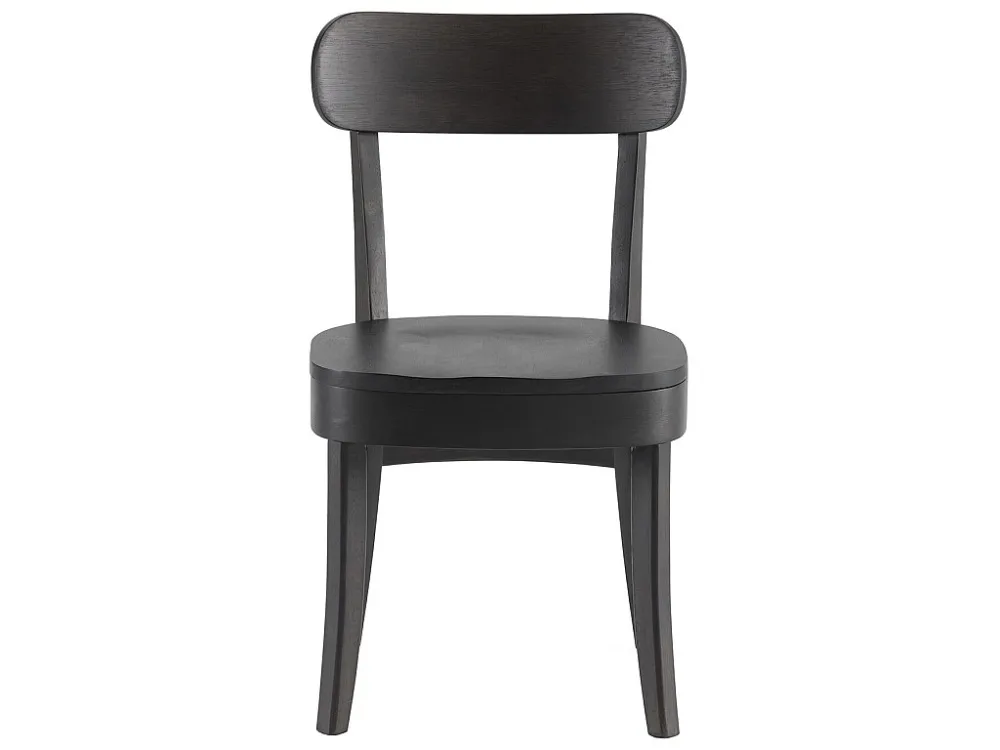 Set van 2 stoelen Nala de kleur zwart, massief hout. VS Venta-stock