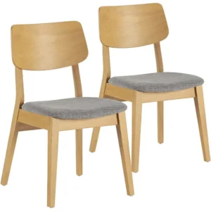 Set van 2 stoelen Susi Kleur Eikenhout, Massief Hout VS Venta-stock