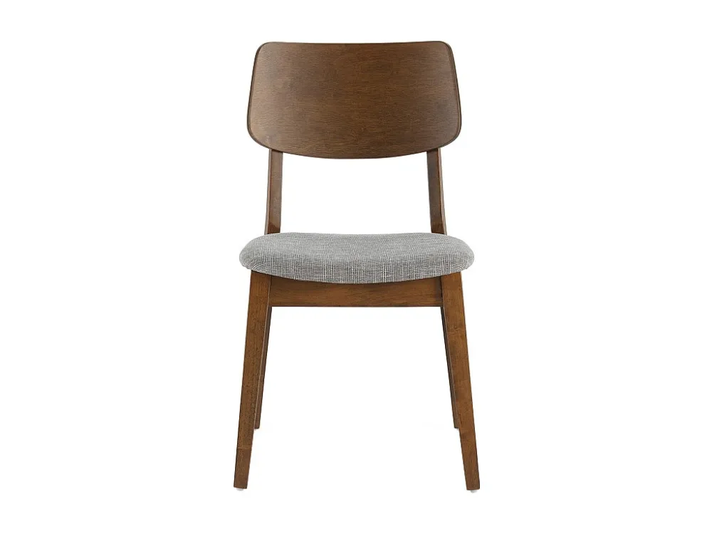 Set van 2 stoelen Susi Kleur Walnoot, Massief Hout VS Venta-stock
