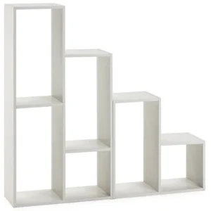 Boekenkast Cies 6 vakken kleur Wit VS Venta-stock