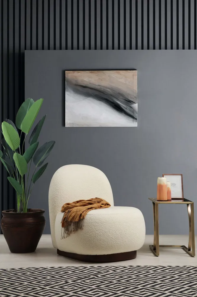 Fauteuil Bowie boucle Asir Group