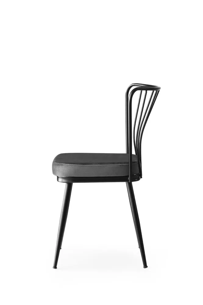 Set van 2 eetkamerstoelen Darnell velvet Asir Group