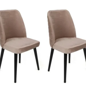 Set van 2 eetkamerstoelen Tulin velvet Asir Group