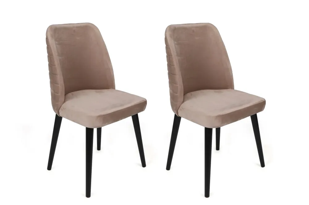 Set van 2 eetkamerstoelen Tulin velvet Asir Group