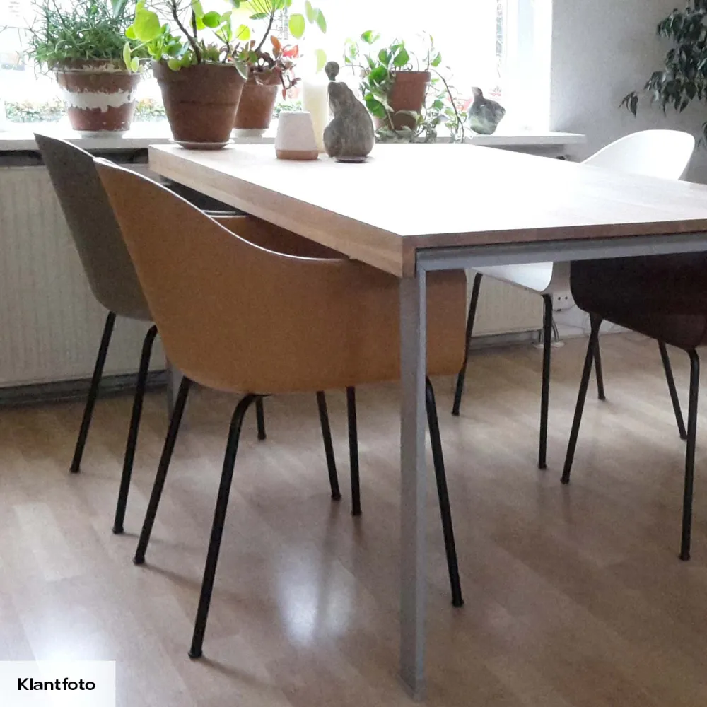 Audo Copenhagen Harbour eetkamerstoel Khaki black steel