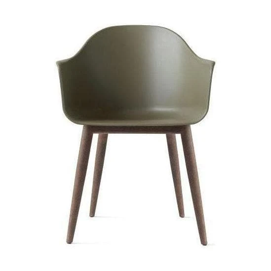 Audo Copenhagen Harbour eetkamerstoel Olive dark stained oak